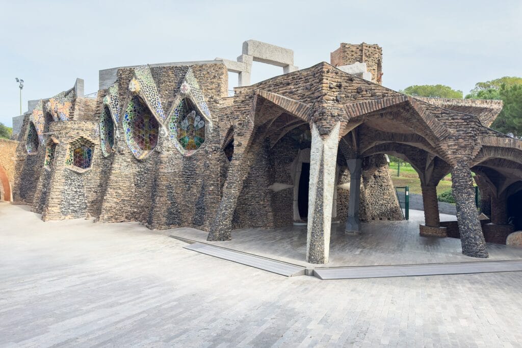 Crypt in Colonia Güell in Barcelona