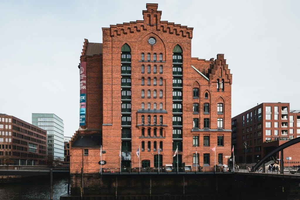Historic Warehouse District in Hamburg, Germany