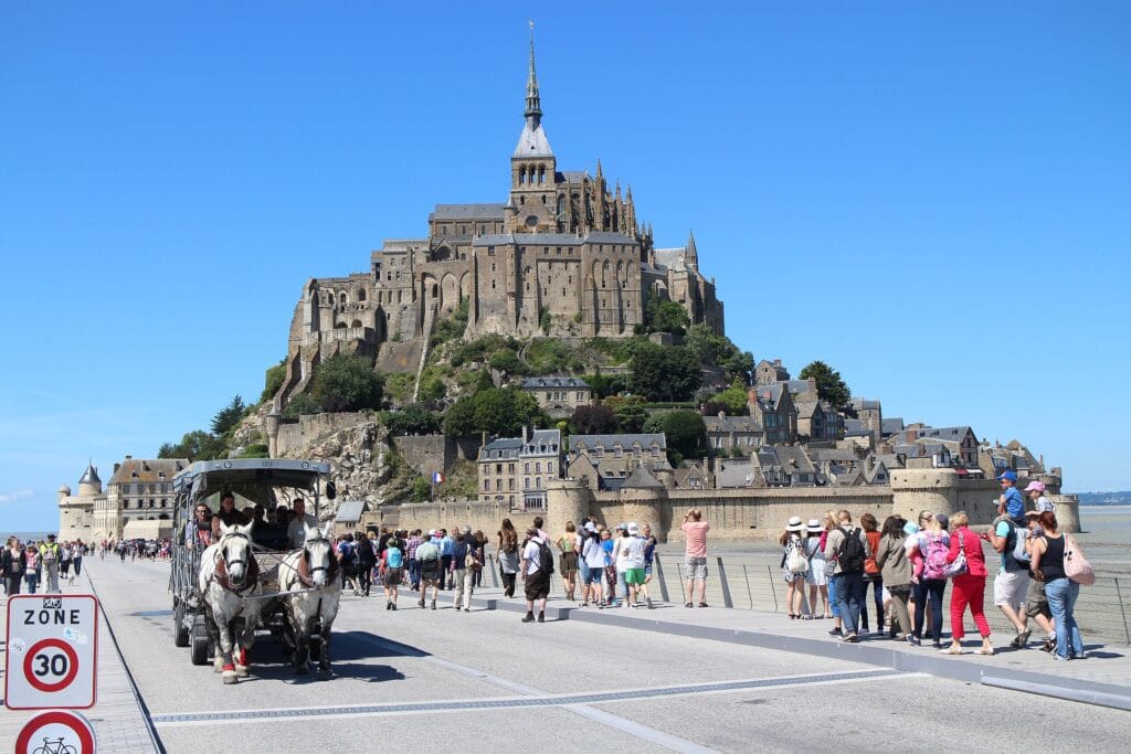 Visiting to Mont Saint Michel