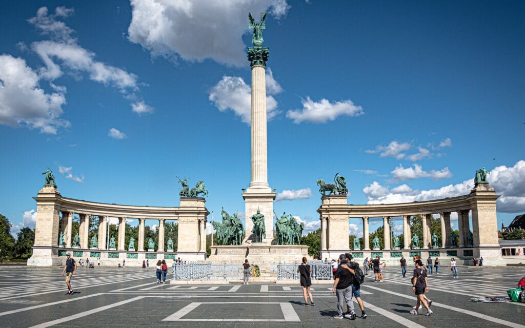 Location of Budapest