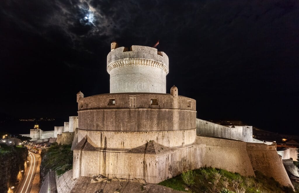 Castle of Dubrovnik in Croatia