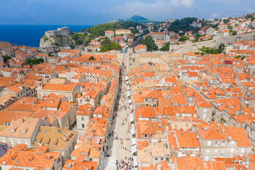 Stradun Street of Dubrovnik