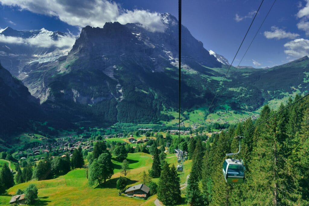 Outdor activities in Swiss Alps