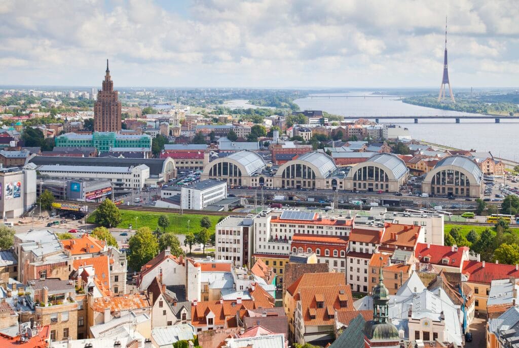 Location Old town of Riga