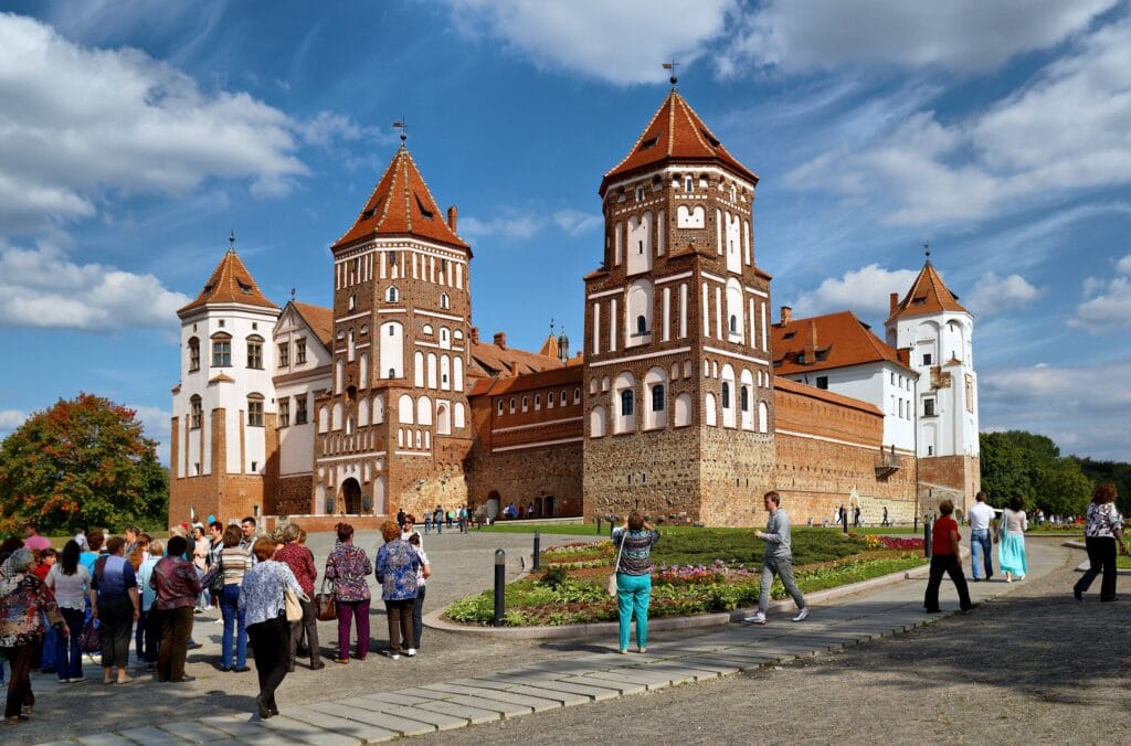 Visiting to Mir Castle in Belarus